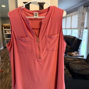 Anne Klein Women's Pink Sleeveless Top NWOT